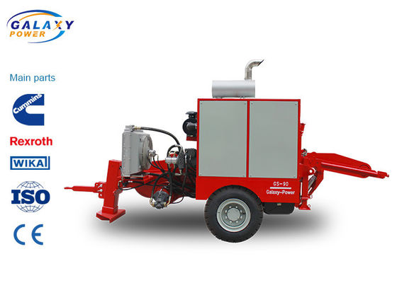 ইঞ্জিন কুমিন 118kw 158hp হাইড্রোলিক Pulley সর্বোচ্চ অন্তর্মুখী 90kN পুল