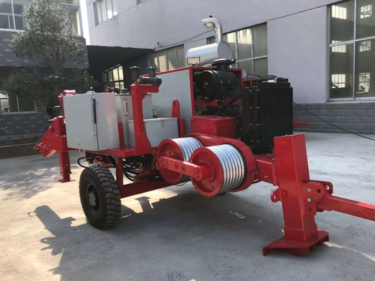 ডিজেল 330KV ট্রান্সমিশন লাইন সরঞ্জাম GL2x50 10T ওভারহেড লাইন স্ট্রিংিং সরঞ্জাম