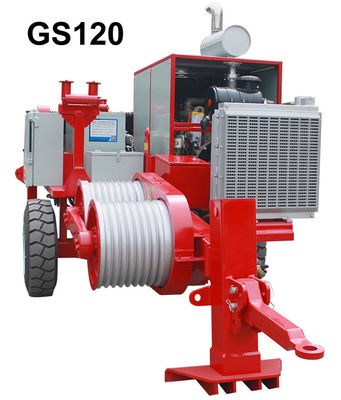 GS120 129kw 173hp হাইড্রোলিক পুলি ট্রান্সমিশন লাইন সরঞ্জাম কামিন্স ইঞ্জিন