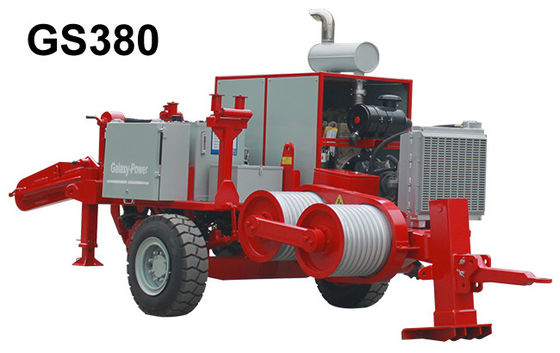GS380 440kw 590hp ট্রান্সমিশন লাইন স্ট্রিং হাইড্রোলিক কামিন্স ইঞ্জিন পুলি