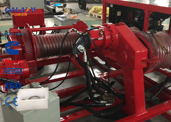 ডাবল হুইল হাইড্রোলিক পুলার এবং হাইড্রোলিক উইঞ্চ 77kw 103hp কামিন্স ইঞ্জিন