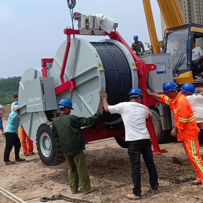 যুগ্ম পরিবাহী টেনশনার গ্যালাক্সি GL-2x40 OPGW স্ট্রিংিং সরঞ্জাম