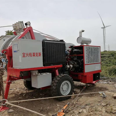 SA-ZY-30KN নিয়মিত হাইড্রোলিক পুলার টেনশনার, ৫০০কেভি ট্রান্সমিশন লাইন স্ট্রিং করার জন্য