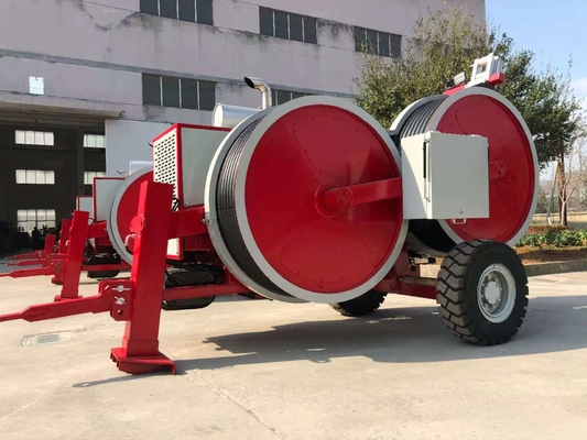 GS90 ৯০ kN ২৭৫KV ওভারহেড ট্রান্সমিশন লাইন ক্যাবল স্ট্রিংিং সরঞ্জাম হাইড্রোলিক পুলার টেনশনার