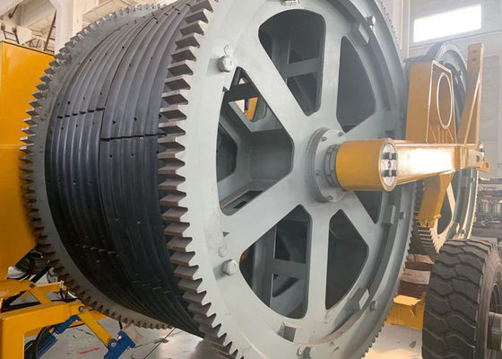 500KV 2x80KN পাওয়ারলাইন বান্ডিল কন্ডাক্টর স্ট্রিং সরঞ্জাম কামিন্স ইঞ্জিন সহ