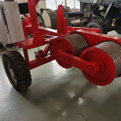 24V বৈদ্যুতিক ডিজেল 77kw 7 Grooves 4T কেবল পুলার স্ট্রিংিং সরঞ্জাম