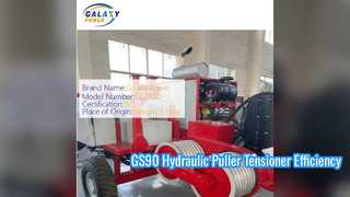 ওভারহেড লাইন স্ট্রিংিংয়ের জন্য GS90 হাইড্রোলিক পুলার টেনশনার